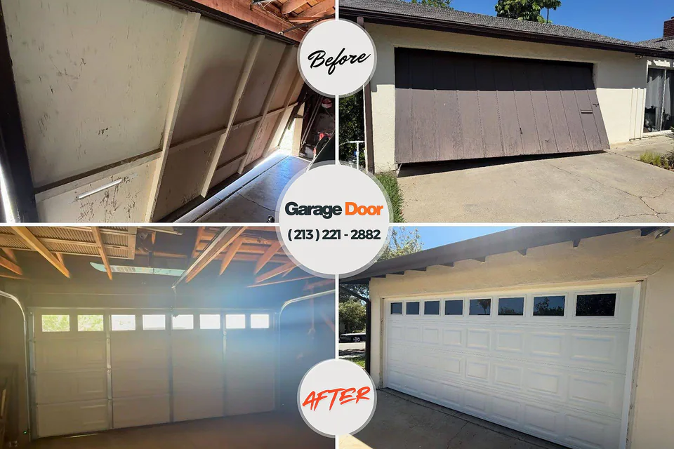 Before and after: garage door repair near me Richmond